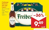 Premium Pils oder Export Angebote von Freiberger bei Netto Marken-Discount Magdeburg für 9,49 €