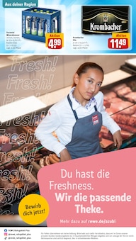 Krombacher im REWE Prospekt "Dein Markt" mit 30 Seiten (Iserlohn)