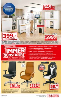 Bürostuhl im Segmüller Prospekt "Highlight Angebote" mit 48 Seiten (Augsburg)