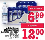 Aktuelle Mineralwasser Angebote bei E center in Mannheim Aktuelles Mineralwasser naturell oder sanft Angebot bei E center in Mannheim ab 6,99 €
