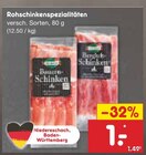 Rohschinkenspezialitäten Angebote bei Netto Marken-Discount Singen für 1,00 €