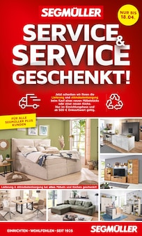Aktueller Segmüller Prospekt für Altdorf (Nürnberg) und Ungebung, Seiten zum blättern Segmüller Prospekt Service & Service geschenkt mit Seiten in Altdorf (Nürnberg) und Umgebung