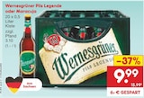 Pils Legende oder Maracuja im Netto Marken-Discount Prospekt Pils Legende oder Maracuja von Wernesgrüner im aktuellen Netto Marken-Discount Prospekt für 9,99 €
