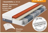 Matratze Angebote von Rhombo-therm bei Opti-Wohnwelt Suhl für 729,00 €
