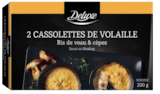 2 cassolettes à la volaille - DELUXE - Lidl à Herblay 2 cassolettes à la volaille - DELUXE en promo chez Lidl Herblay à 3,99 €