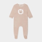 Dors-bien manches longues boutonné beige bébé dans le catalogue La Halle