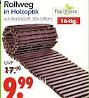 Rollweg in Holzoptik Angebote von Top Flora bei Wreesmann Cottbus für 9,99 €