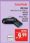 USB-Stick Ultra Drive Go USB-C 64 GB Angebote von SanDisk bei Marktkauf Hof für 9,99 €