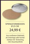 Springformboden Ø 25 cm im Angebot bei Marktkauf in Rottenburg Springformboden Ø 25 cm Angebote bei Marktkauf Rottenburg für 24,99 €