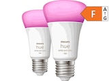 Hue White & Col. Amb. E27 Doppelpack 2x1100 LED Lampe Mehrfarbig im Angebot bei MediaMarkt Saturn in Bergisch Gladbach Hue White & Col. Amb. E27 Doppelpack 2x1100 LED Lampe Mehrfarbig Angebote von PHILIPS bei MediaMarkt Saturn Bergisch Gladbach für 82,99 €