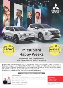 Mitsubishi Prospekt Mitsubishi Happy Weeks mit 1 Seite