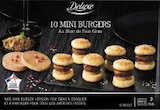 10 mini burgers au bloc de foie gras - Deluxe dans le catalogue Lidl