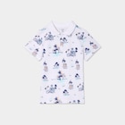 Polo manches courtes blanc garçon dans le catalogue La Halle