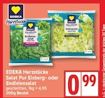 Herzstücke Salat Pur Eisberg- oder Endiviensalat von EDEKA im aktuellen EDEKA Prospekt