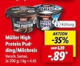 High Protein Pudding/Milchreis bei Lidl im Kröpelin Prospekt für 0,89 €