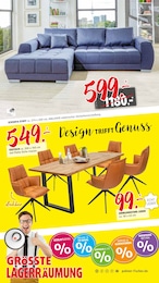 Stuhl im Polstermöbel Fischer Prospekt "UNSERE GRÖSSTE LAGERRLAGERRÄUMUNG" auf Seite 7