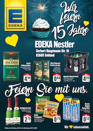 EDEKA Prospekt: "Wir feiern 15 Jahre", 2 Seiten, 28.10.2024 - 02.11.2024