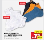 Herren Sneaker- oder Quartersocken im Angebot bei E center in Schwäbisch Gmünd Herren Sneaker- oder Quartersocken Angebote bei E center Schwäbisch Gmünd für 7,99 €