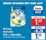 Kraft aktiv Duft- oder Blauspüler Angebote von WC Frisch bei famila Nordost Falkensee für 1,11 €