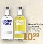 Vodka Angebote von Absolut bei E center Offenbach für 10,99 €