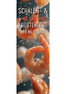 Hamberger Prospekt der KW 45 "SCHALEN- & KRUSTENTIERE" Aktueller Hamberger Prospekt "SCHALEN- & KRUSTENTIERE" Seite 1 von 52 Seiten