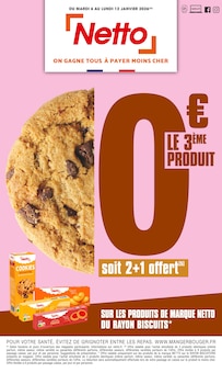 Prospectus Netto de la semaine "Netto" avec 16 pages, valide du 06/01/2026 au 12/01/2026 pour Lons et alentours