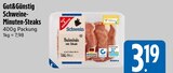 Schweine-Minuten-Steaks von Gut&Günstig im aktuellen E xpress Prospekt für 3,19 €