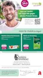 Aktueller mea - meine apotheke Apotheken Prospekt für Untermünkheim: Unsere August-Angebote mit 4} Seiten, 01.08.2026 - 31.08.2026