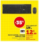 Super U Malestroit - Promo Pack clavier + souris sans fil Promo Pack clavier + souris sans fil à 12,99 € dans le catalogue Super U à Malestroit