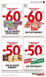 Glace Angebote im Prospekt "-50% DE REMISE IMMÉDIATE SUR LE 2ÈME SUR UNE SÉLECTION DE BIÈRES" von Intermarché auf Seite 3