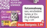 Katzennahrung im Angebot bei V-Markt in Kempten Katzennahrung Angebote von Whiskas bei V-Markt Kempten für 3,99 €