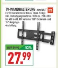 TV-WANDHALTERUNG im Angebot bei Marktkauf in Finnentrop TV-WANDHALTERUNG Angebote von ONE FOR ALL bei Marktkauf Finnentrop für 27,99 €