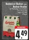 Budvar im Angebot bei E center in Recklinghausen Budvar Angebote von Budweiser bei E center Recklinghausen für 4,49 €