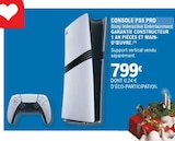 Console ps5 pro - Sony Interactive Entertainment à 799,00 € dans le catalogue E.Leclerc