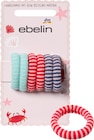 Haargummis gestreift, mint/rot/blau von ebelin für 1,95 € bei dm-drogerie markt im Angebot Haargummis gestreift, mint/rot/blau von ebelin im aktuellen dm-drogerie markt Prospekt
