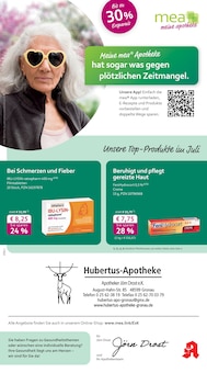 Aktueller mea - meine apotheke Prospekt "Unsere Juli-Angebote" Seite 1 von 4 Seiten für Gronau