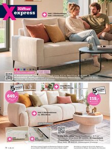 Couch im Höffner Prospekt "ROTE PREISE!" mit 28 Seiten (Cottbus)