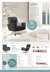 Aktueller Polstermöbel Fischer Prospekt mit Fernsehsessel, "Comfort REPUBLIC - BESITZ DEINE TRÄUME", Seite 8