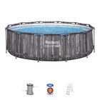 Piscine hors sol ronde Steel Pro Max - BESTWAY en promo chez Carrefour Vaulx-en-Velin à 159,00 €