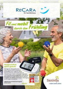Recara GmbH Prospekt Fit und mobil durch den Frühling mit  Seiten