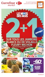 Prospectus Carrefour Market à Bonneville, "LE MOIS DES MOIS", 62 pages de promos valables du 24/09/2024 au 06/10/2024