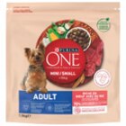 Croquettes pour mini chien riche en bœuf avec du riz - ONE - Cora à Issy-les-Moulineaux Croquettes pour mini chien riche en bœuf avec du riz - ONE en promo chez Cora Issy-les-Moulineaux à 10,98 €