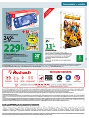 Promos Nintendo Switch dans le catalogue "OFFRES DU MOMENT" de Auchan Hypermarché Nintendo Switch en promo dans le catalogue Auchan Hypermarché à la page 39