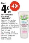 Soin Visage Bio Aloe Vera - SO'BIO ETIC à 4,19 € dans le catalogue E.Leclerc