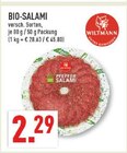 Bio-Salami im Angebot bei Marktkauf in Warendorf Bio-Salami Angebote von Wiltmann bei Marktkauf Warendorf für 2,29 €