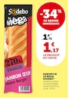 Bi1 Arbois - Promo Sandwich Le Mega Promo Sandwich Le Mega à 1,17 € dans le catalogue Bi1 à Arbois