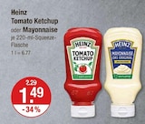 Tomato Ketchup im V-Markt Prospekt Tomato Ketchup von Heinz im aktuellen V-Markt Prospekt für 1,49 €