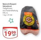 Gänsebrust Angebote von Nature & Respect bei GLOBUS Trier für 19,99 €
