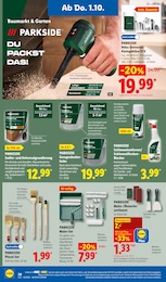 Lidl Farbe im Prospekt 