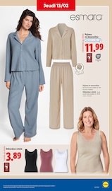 Pyjama Femme Angebote im Prospekt "Moins Cher !" von Lidl auf Seite 41